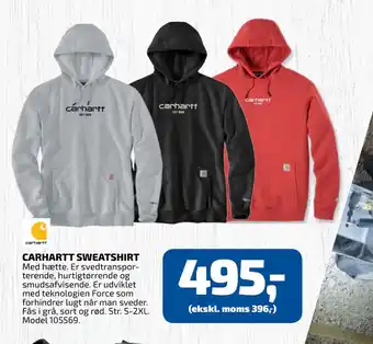 Davidsen CARHARTT SWEATSHIRT tilbud