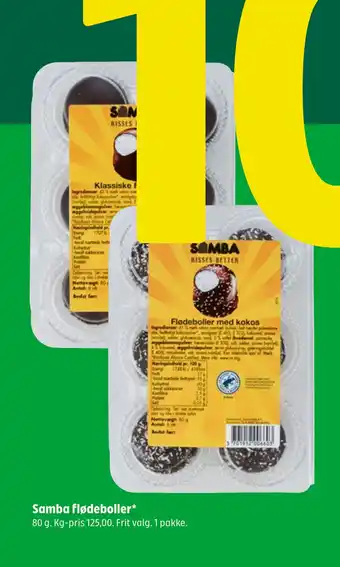 Coop 365 Samba flødeboller tilbud