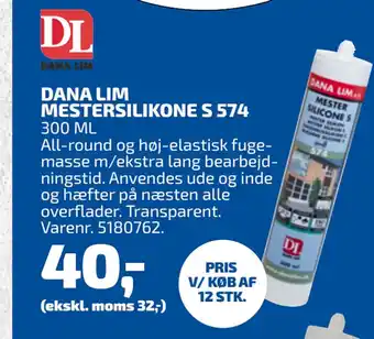 Davidsen DANA LIM MESTERSILIKONE S 574 tilbud