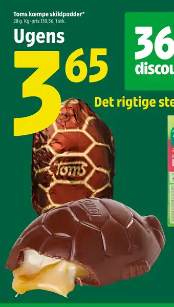Coop 365 Toms kæmpe skildpadder tilbud