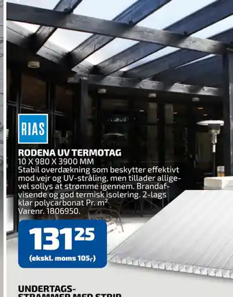 Davidsen RODENA UV TERMOTAG tilbud