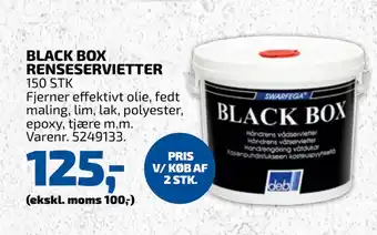 Davidsen BLACK BOX RENSESERVIETTER tilbud