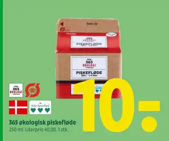 Coop 365 365 økologisk piskefløde tilbud