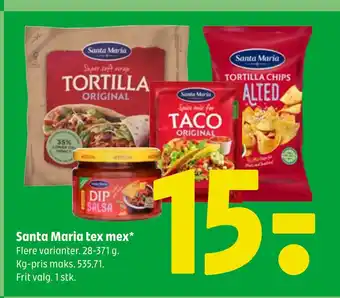 Coop 365 Santa Maria tex mex tilbud