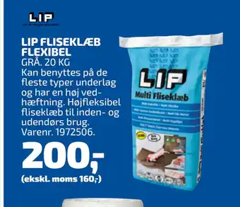 Davidsen LIP FLISEKLÆB FLEXIBEL tilbud