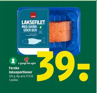 Coop 365 Ferske lakseportioner tilbud