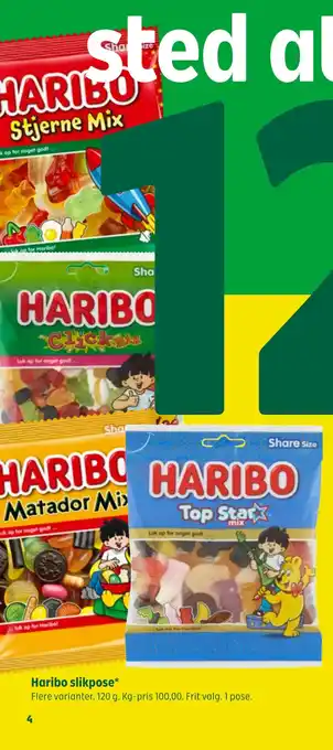 Coop 365 Haribo slikpose tilbud