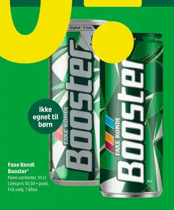 Coop 365 Faxe Kondi Booster’ tilbud