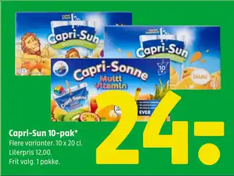 Coop 365 Capri-Sun 10-pak tilbud