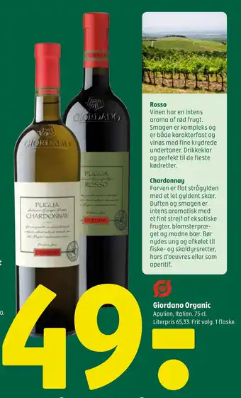 Coop 365 Giordano Organic tilbud