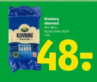 Coop 365 Klovborg skæreost tilbud