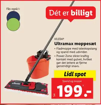 Lidl Ultramax moppesæt tilbud