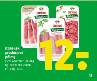 Coop 365 Italiensk produceret pålæg tilbud