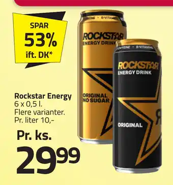 Fleggaard Rockstar Energy tilbud