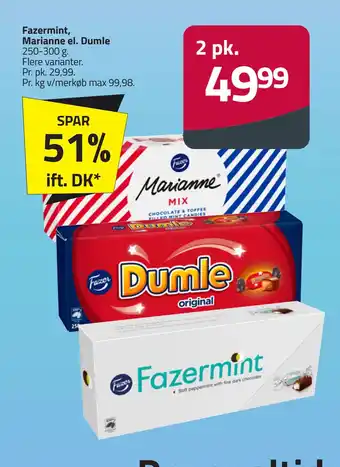 Fleggaard Fazermint, Marianne el. Dumle tilbud