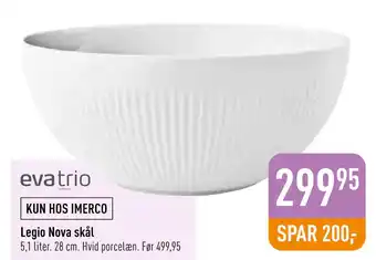 Imerco Legio Nova skål tilbud