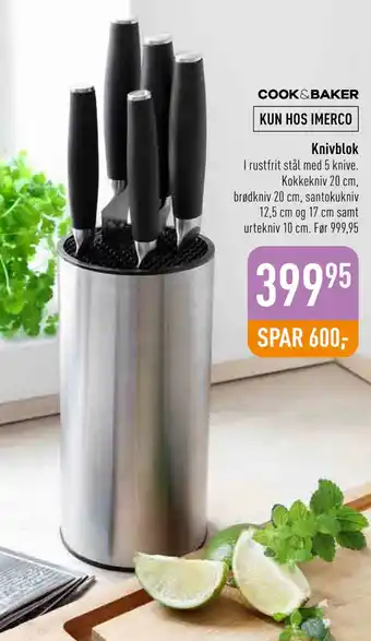 Imerco Knivblok tilbud