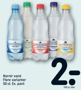 REMA 1000 Nornir Vand 50 cl tilbud