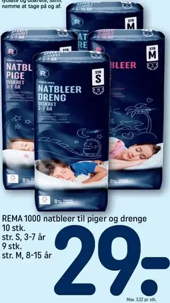 REMA 1000 Rema 1000 Natbleer 10 Stk. tilbud