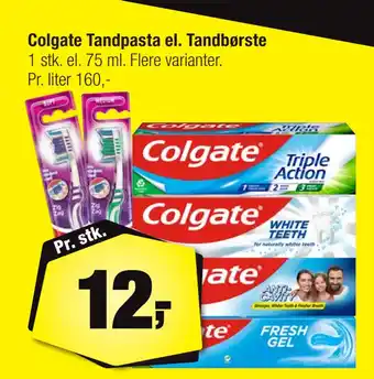 Calle Colgate Tandpasta el. Tandbørste tilbud