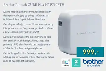 CBC Brother P-touch CUBE Plus PT-P710BTH tilbud
