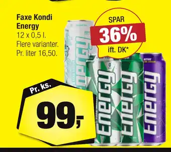 Calle Faxe Kondi Energy tilbud