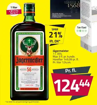 Fleggaard Jägermeister tilbud