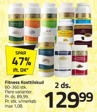 Fleggaard Fitness Kosttilskud tilbud