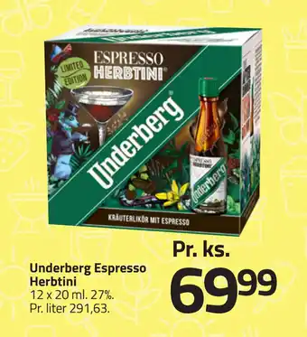 Fleggaard Underberg Espresso Herbtini tilbud