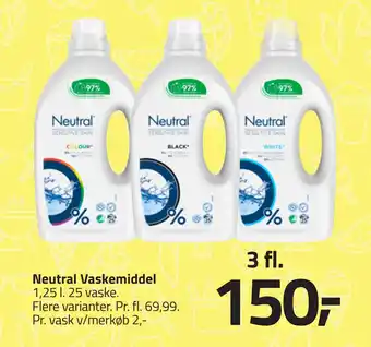 Fleggaard Neutral Vaskemiddel tilbud