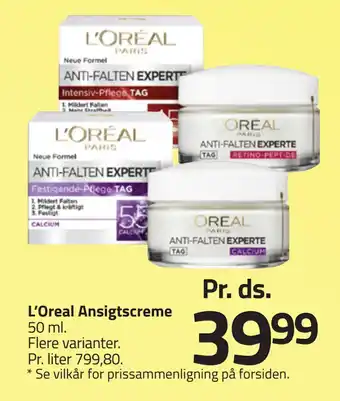 Fleggaard L’Oreal Ansigtscreme tilbud