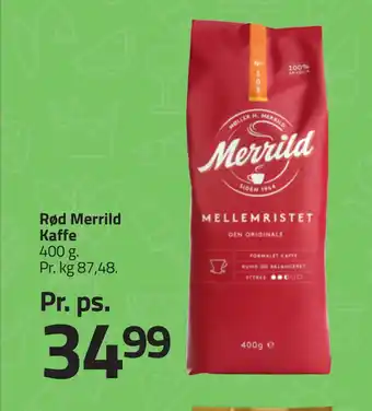 Fleggaard Rød Merrild Kaffe tilbud