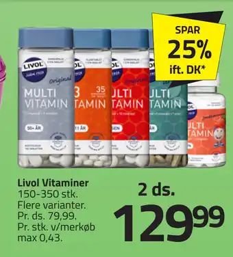 Fleggaard Livol Vitaminer tilbud
