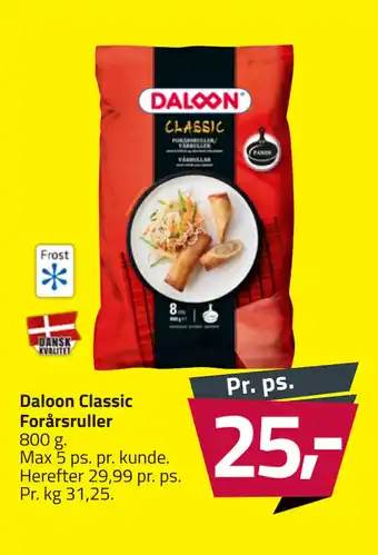 Fleggaard Daloon Classic Forårsruller tilbud