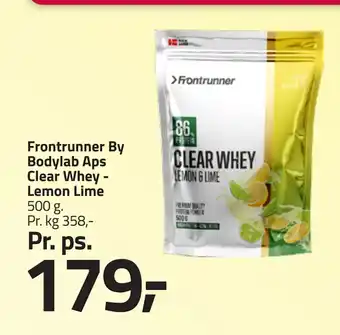Fleggaard Frontrunner By Bodylab Aps Clear Whey Lemon Lime tilbud
