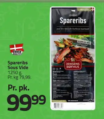 Fleggaard Spareribs Sous Vide tilbud