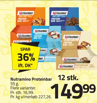 Fleggaard Nutramino Proteinbar tilbud