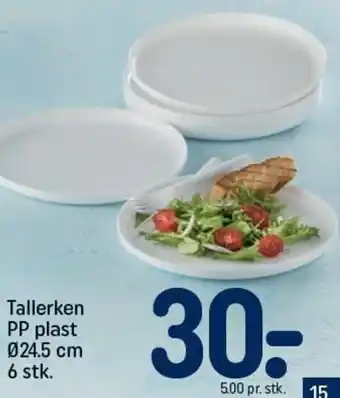 REMA 1000 Tallerken Pp Plast ø24.5 cm 6 Stk. tilbud