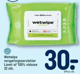 Wetwipe Rengøringsservietter 32 Stk.