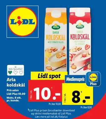 Lidl Arla koldskål tilbud