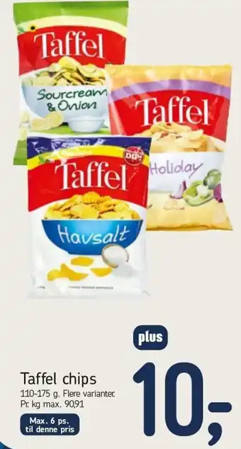 Føtex Taffel Chips 110-175 g tilbud