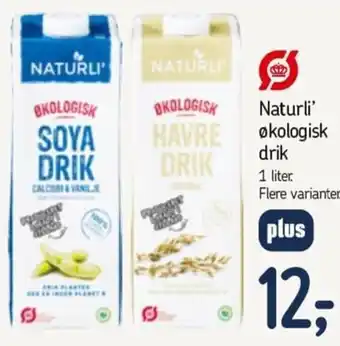 Føtex Naturli Økologisk Drik 1 Liter tilbud