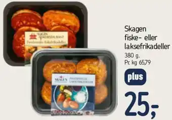 Føtex Skagen Fiske Eller Laksefrikadeller 380g tilbud