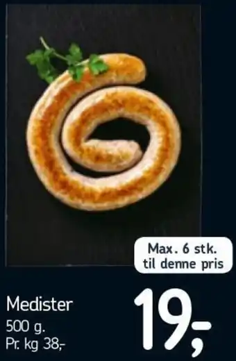 Føtex Medister 500 g tilbud