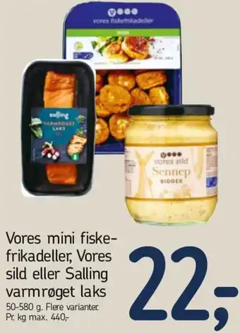 Føtex Vores Mini Fiske Frikadeller 50-580 g tilbud
