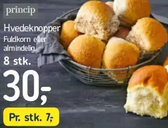 Føtex Princip Hvedeknopper 8 Stk. tilbud