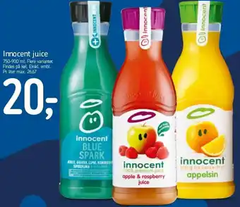 Føtex Innocent Juice 750-900 ml tilbud