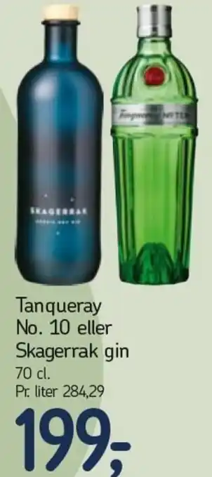 Føtex Tanqueray No.10 Eller Skagerrak Gin 70 cl tilbud