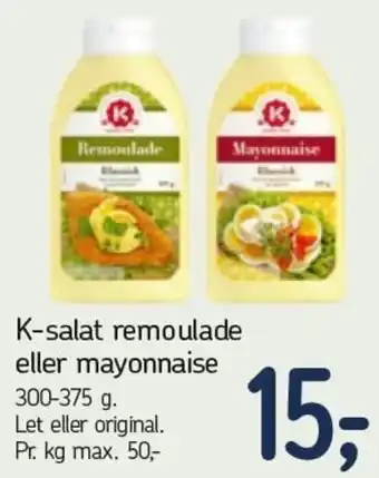 Føtex K-Salat Remoulade Eller Mayonnaise 300-375 g tilbud