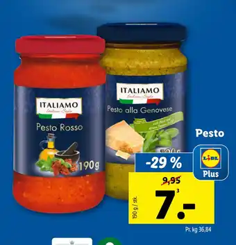 Lidl Pesto tilbud